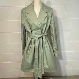 Liz Lange for Target Maternity Sage Green Trench Coat